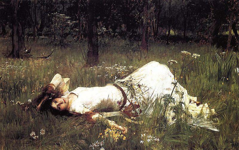 John William Waterhouse Ophelia oil painting picture